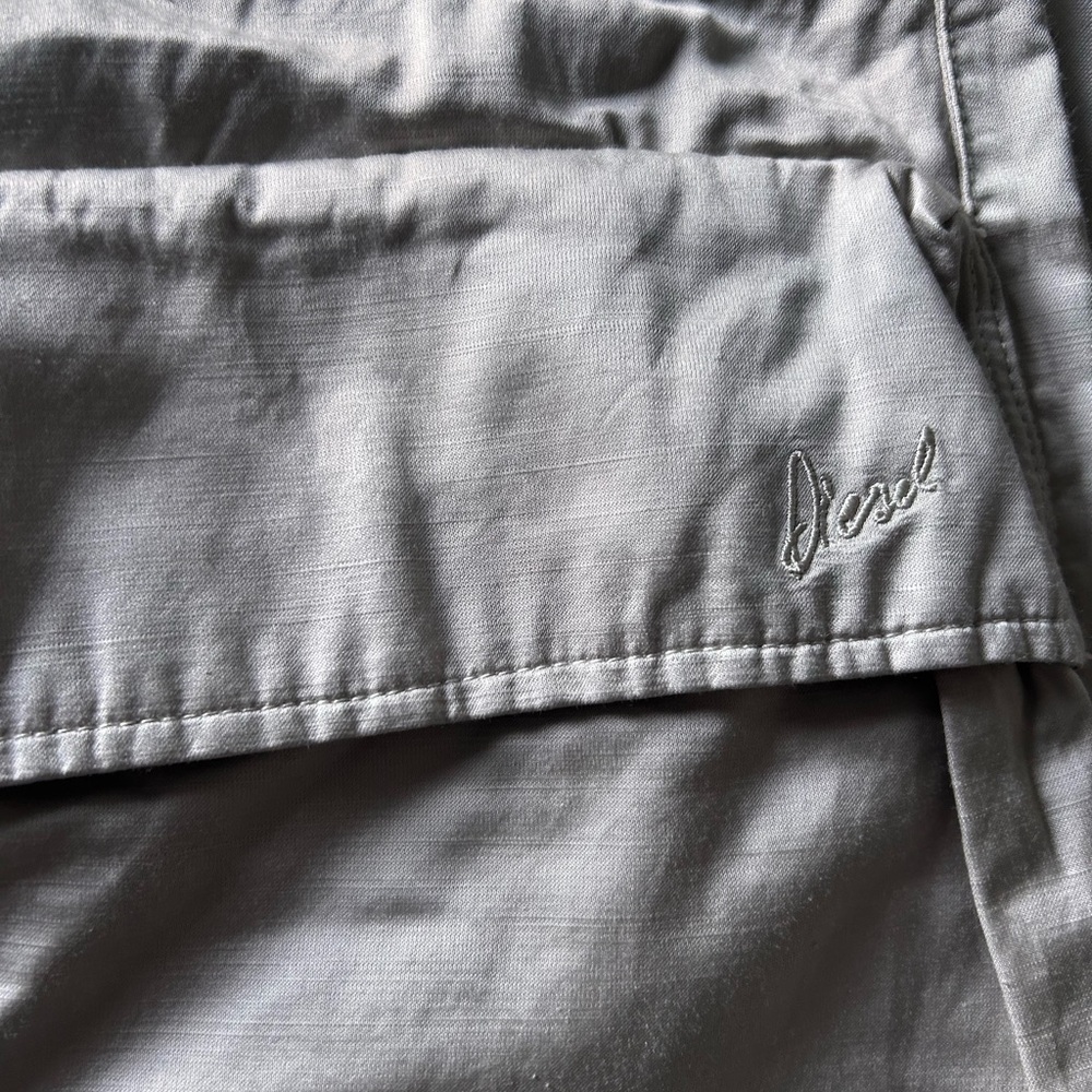 Diesel Black Wide-Leg Cargo Pants - Women's - Picture 8 of 11